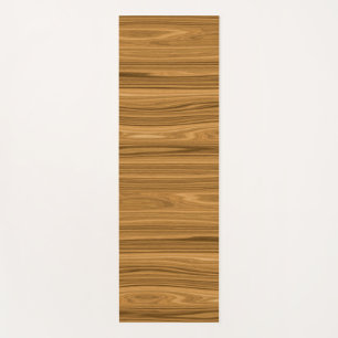 Elegant Wood grain style Yoga Mat