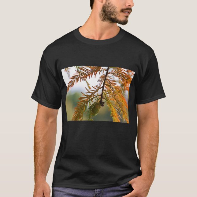 Elegant Wooden Branch  T-Shirt (Front)