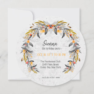 Elegant Wreath for all occassions Invitation