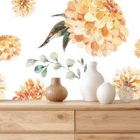 Elegant Yellow Floral Pattern 