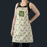 Elegant Yellow Hydragea Floral Monogram Apron<br><div class="desc">Cook with elegance in the Elegant Yellow Hydrangea Floral Monogram Apron,  featuring delicate golden hydrangea blooms and a personalised monogram. Perfect for baking,  cooking,  or hosting,  this apron adds a charming and sophisticated touch to any kitchen. Ideal for those who love floral designs with a custom,  stylish flair.</div>