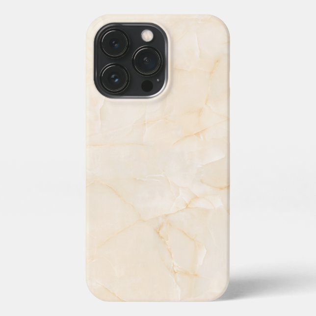 Elegant Yellow Marble Background iPhone Case (Back)