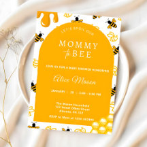 Elegant Yellow Mummy to Bee Baby Shower 