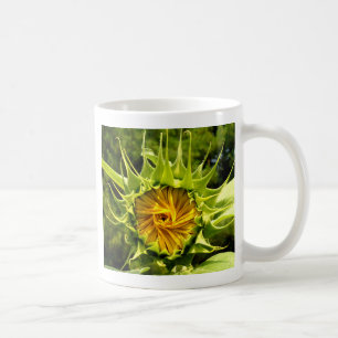 Elegant yellow sunflower photo coffee mug
