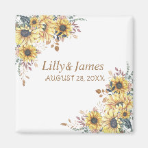 Elegant Yellow Watercolor Sunflower Sunny