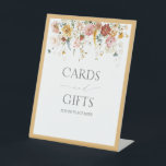 Elegant Yellow Wildflower Bridal Shower Gift Pedestal Sign<br><div class="desc">Looking for a modern and elegant bridal shower sign? Look no further than this stunning Elegant Yellow Wildflower Watercolor Bridal Shower Gift Pedestal Sign. Featuring gorgeous watercolor floral artwork in shades of warm neutral shades of blush white marigold yellow dusty blue pink and burnt sienna, this sign is perfect for...</div>