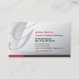 Elegant Yet Contemporary Business Card Design