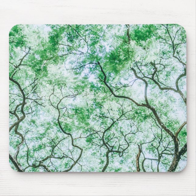 Elegant yet Spooky Leaves and Branches | Mouse Pad (Front)