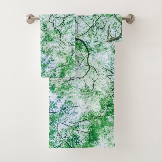 Elegant yet Spooky Leaves and Branches | Towel Set (Insitu)
