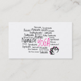 Elegant Yoga Centre / Yoga Business / Teacher's Card