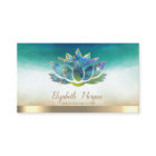 Elegant Yoga Instructor Blue Lotus 