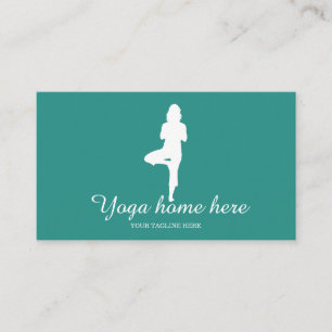 Elegant Yoga Instructor Business Card