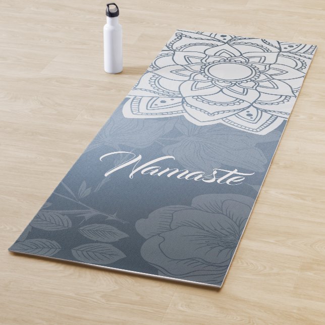 Elegant YOGA Meditation Instructor Mandala Floral Yoga Mat (In Situ)