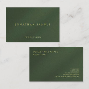 Elegant Your Custom Text Glossy Paper Euro Size Business Card