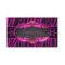 Elegant Zebra Hot Pink Black Boutique Card 4