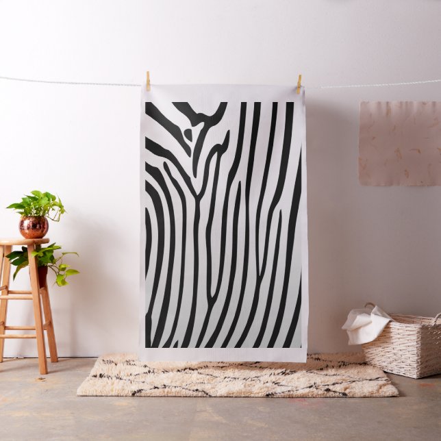 Elegant Zebra Print Fabric (In Situ)
