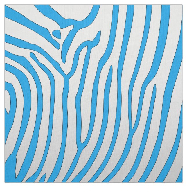 Elegant Zebra Print Fabric (Swatch)