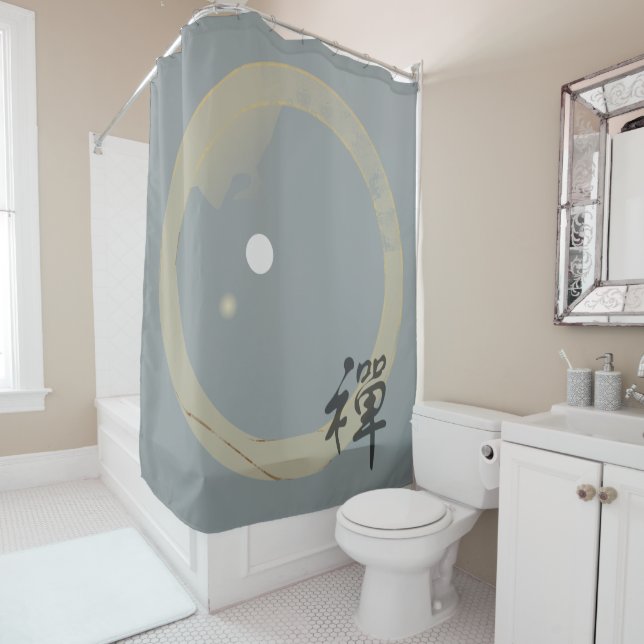 Elegant Zen Shower Curtain (In Situ)