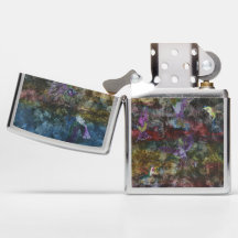 Elegant Zippo Lighter of Hummingbirds in Flight