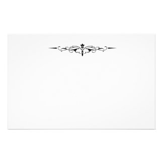 Scroll Custom Stationery, Scroll Stationery Templates