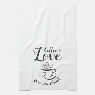 Elegante Coffee Kitchen Towel