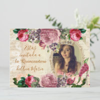 Elegante lamentable de la Quinceanera