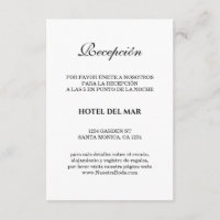 Elegante Spanish Bianco Y Negro Boda Details