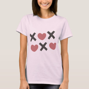 Elegantly Hand-Drawn Red Hearts Love Design ❤️ P T-Shirt