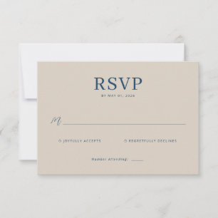 Elegantly Simple RSVP Card