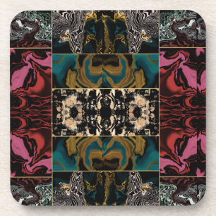 Elegent Abstract MARBLE Pattern Coaster
