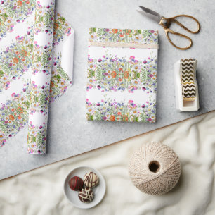 Elegent modren dazie flower wrapping paper
