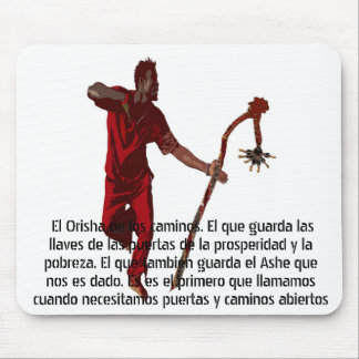 ELEGGUA DANCING BY LIZ LOZ MOUSE MAT
