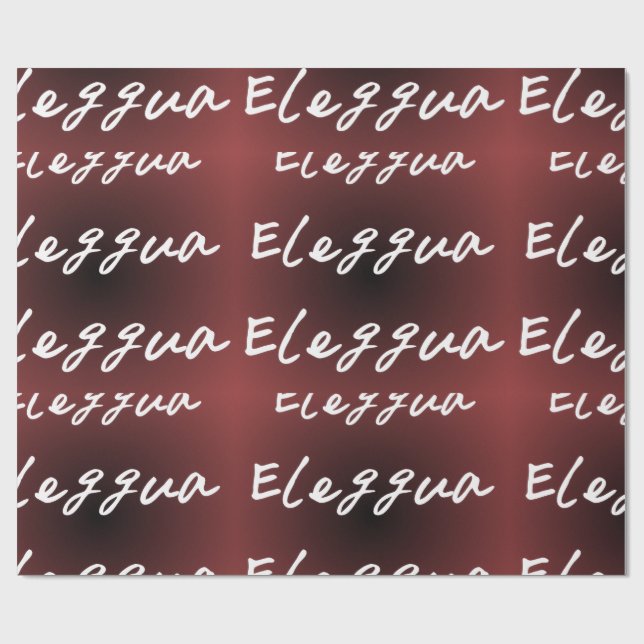 Eleggua gift wrapping paper  (Flat)