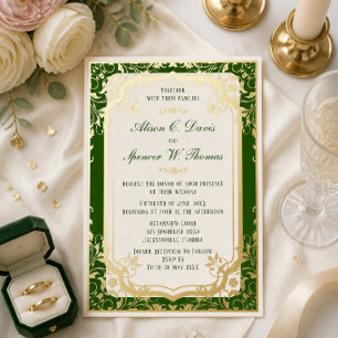 Elegrant Green Wedding 