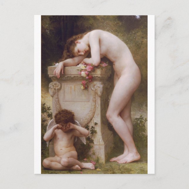 Elegy by William-Adolphe Bouguereau Postcard (Front)