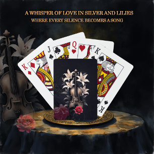Elegy for a Fallen Song – Romantic Gothic Violin Playing Cards