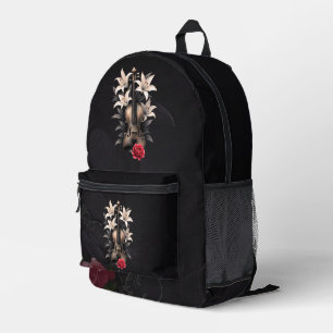 Elegy for a Fallen Song – Romantic Gothic Violin Printed Backpack