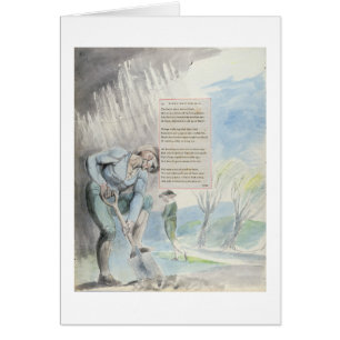 'Elegy written in a Counrty Church-Yard', design 1