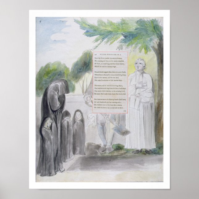 'Elegy written in a Country Church-Yard', design 1 Poster (Front)