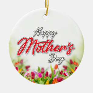 Elelgant Colourful Mother’s Day Design Ornament