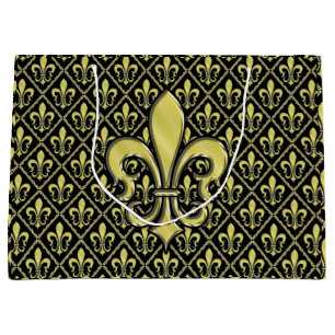 Elelgant Fleur de Lis Design Gift Bag