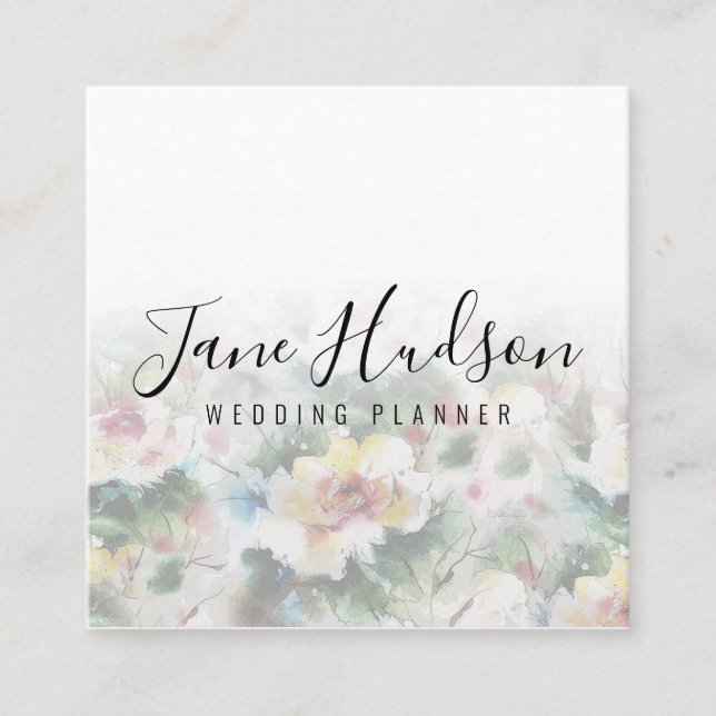 Elelgant Simple Minimalist Editable Business Card (Front)