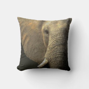 Elelphant portrait cushion