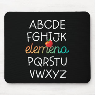 Elemeno Alphabet Preschool Kindergarten - School Mouse Mat