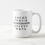 Elemenopee Alphabet Funny Mug<br><div class="desc">DON’T SEE IT? STILL WANT IT? Any of the designs you see here can be customised and put on any of the many Zazzle products! We’ll start on your request as soon as you send it to allangeeD0Tmail@gmailD0Tcom Have you been looking for funny coffee mugs and tea cups on the...</div>