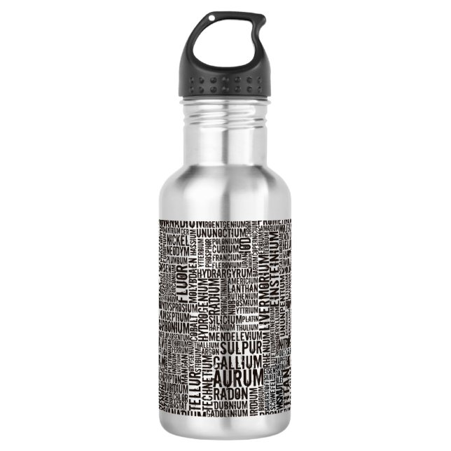 element_001aChemical Elements 532 Ml Water Bottle (Front)