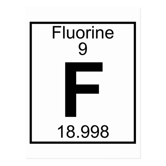 atomic structure of fluorine