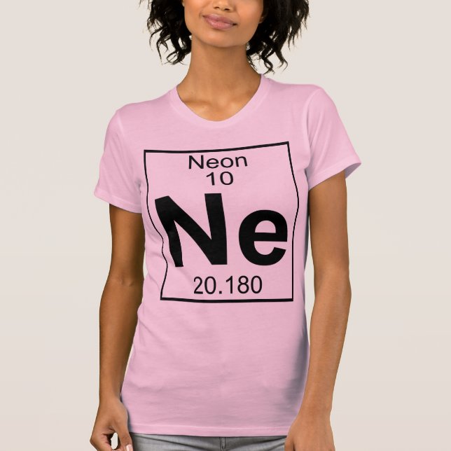 Element 010 - Ne - Neon (Full) T-Shirt (Front)