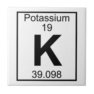Element 019 - K - Potassium (Full) Tile