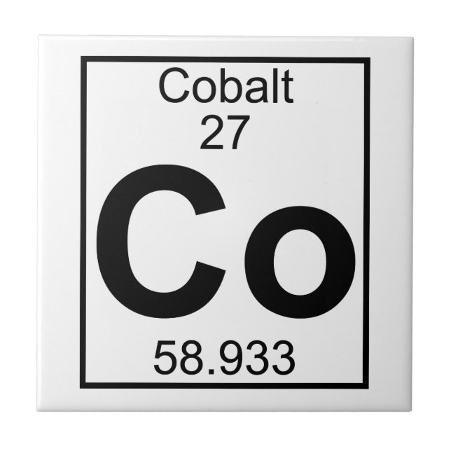 Element 027 - Co - Cobalt (Full) Tile (Front)